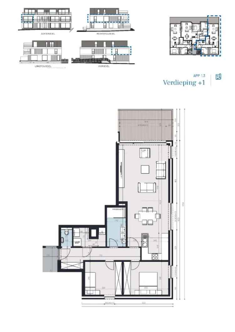 Nieuwbouw appartement te koop in Denderleeuw, Anjelierenlaan - Steenweg Denderleeuw