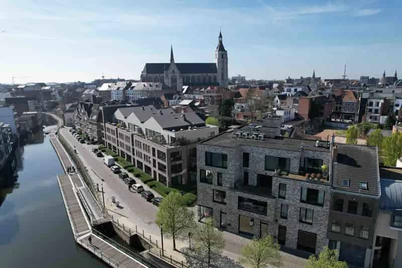 Appartement te Huur Mechelen: Ruim 2 Slaapkamers, Uitzicht Dijle, EPC A