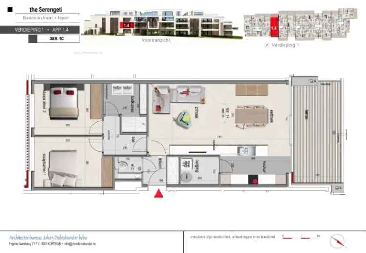 Nieuwbouw appartement te koop in Ieper