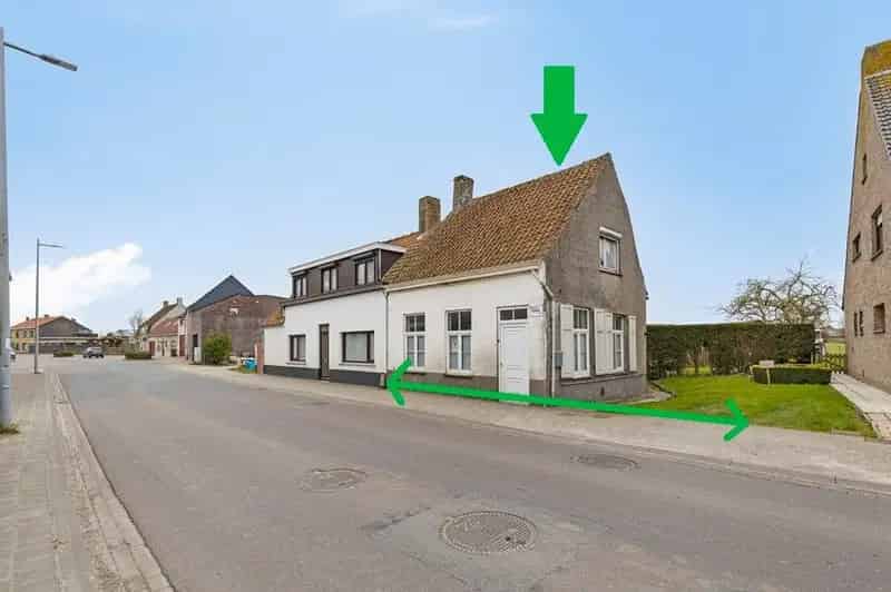 Te renoveren woning Alveringem 478m² tuin