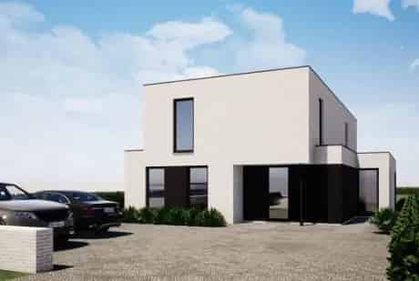 Nieuwbouwvilla met Bedrijfsruimte te Oudenburg