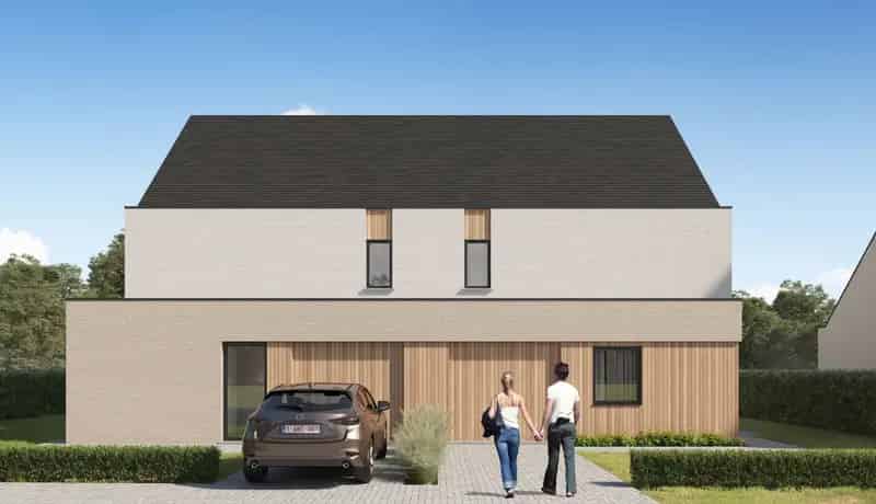 Tijdloze Halfopen Woningen Lochristi Zeveneken