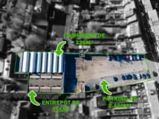 Handelspand te Koop Moeskroen - 3789m² - Opslag - Kantoren - Parking