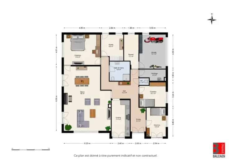Villa te koop Asse: 5 slaapkamers, 2 badkamers, tuin en garage