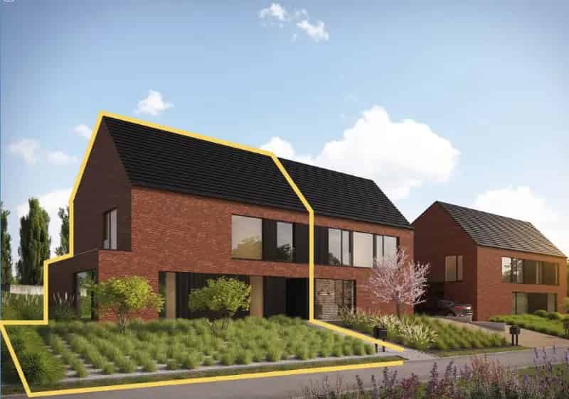 Moderne Halfopen Bebouwing te Koop in Aspelare