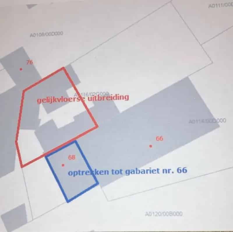 Huis te huur Wanzele: Renovatieproject met uitbreidingsmogelijkheden