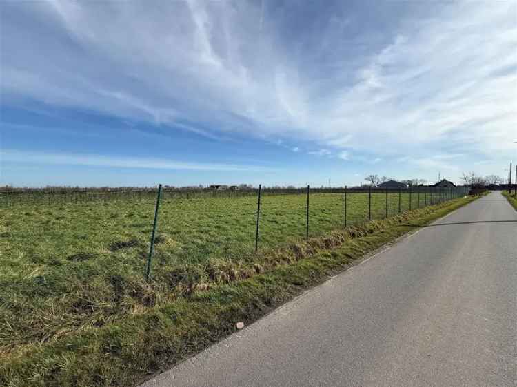 Te huur grond perceel van 2300 m² in een landelijke ligging