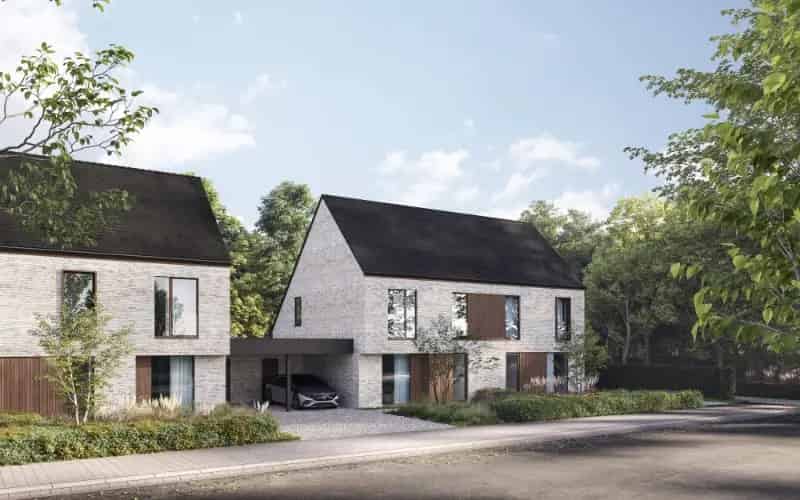 Halfopen nieuwbouw woning te koop in Heule