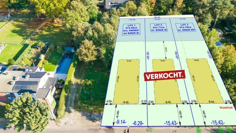 Bouwgrond te Mol Gompel 769m² - Open Bebouwing