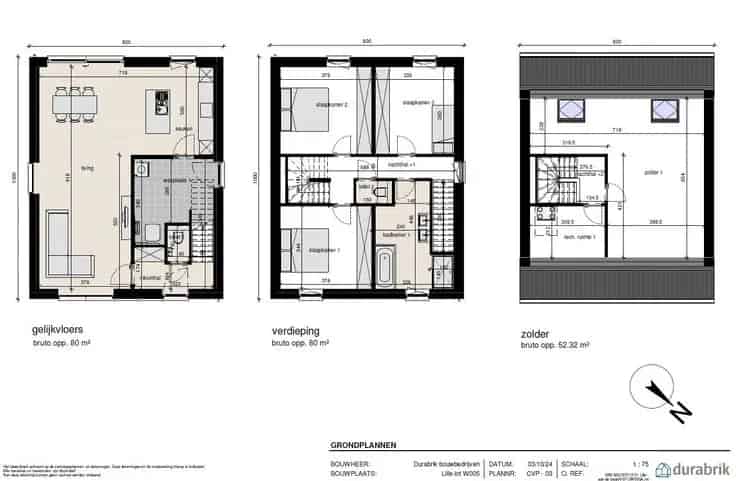 Huis Te Koop: Moderne Open Bebouwing 3-5 Slaapkamers