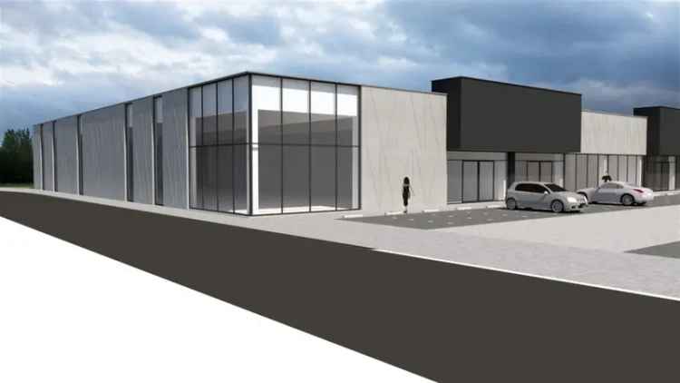 Te huur: retailpand van 2100m² (3x 700m²) te Pelt!