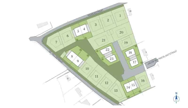 Gits Hooglede Lot 09 Fase 1 Middenstr Tillostr V Maerlantstr