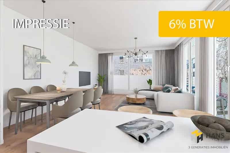 Nieuwbouwappartement Antwerpen 100m² 2 slaapkamers tuin