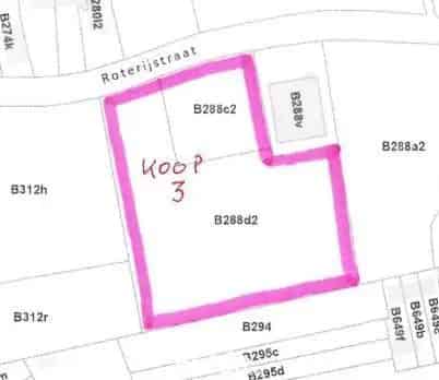 Ruim perceel landbouwgrond te koop St-Baafs-Vijve