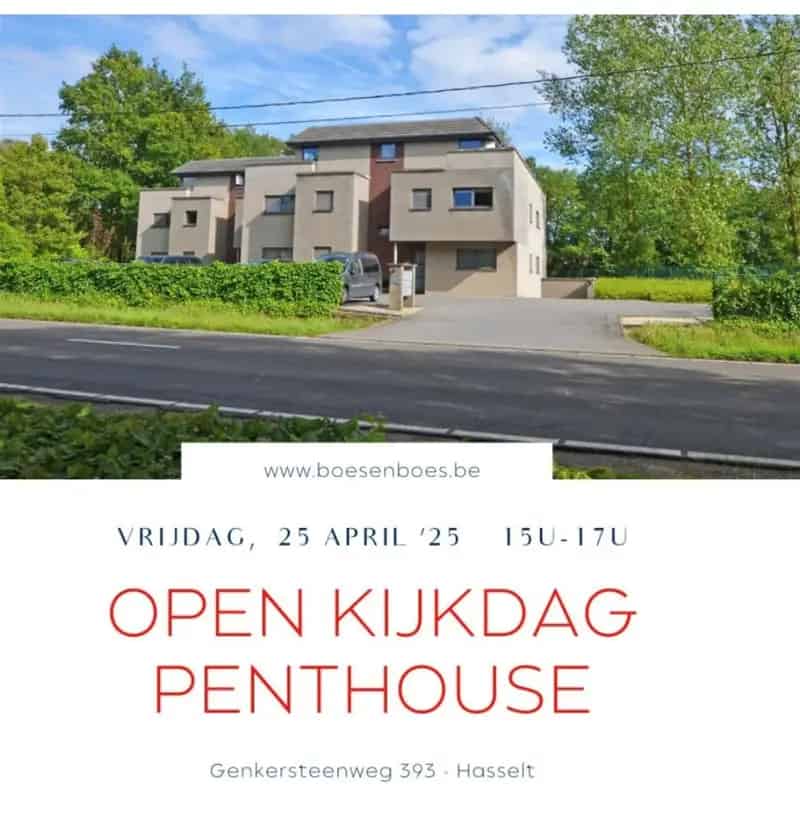 Ruim Penthouse te Koop 282m2 4 slaapkamers Hasselt Genk Diepenbeek