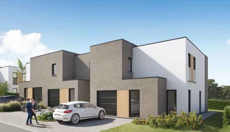 Moderne, halfopen woning