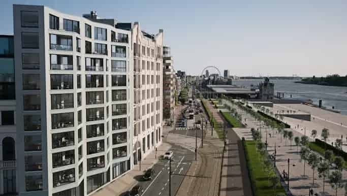Nieuwbouwappartement Antwerpen - Scheldezicht en Groen Dak
