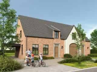 Landelijke Halfopen Woningen Izenberge