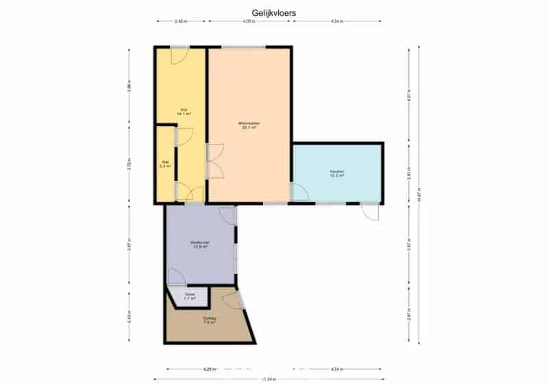 RIJWONING MET RENOVATIEPOTENTIEEL Nabij Voorzieningen