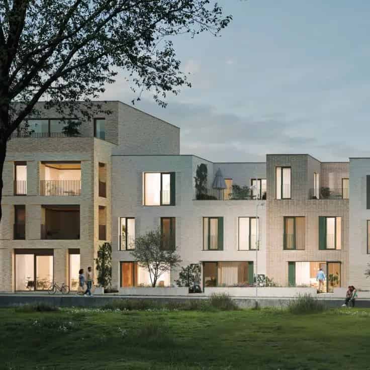 Appartement Te Koop Mechelen: 81m², 2 slaapkamers, aan het water