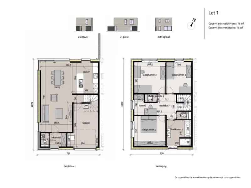 Huis te huur: Energiezuinige halfopen bebouwing 156m²