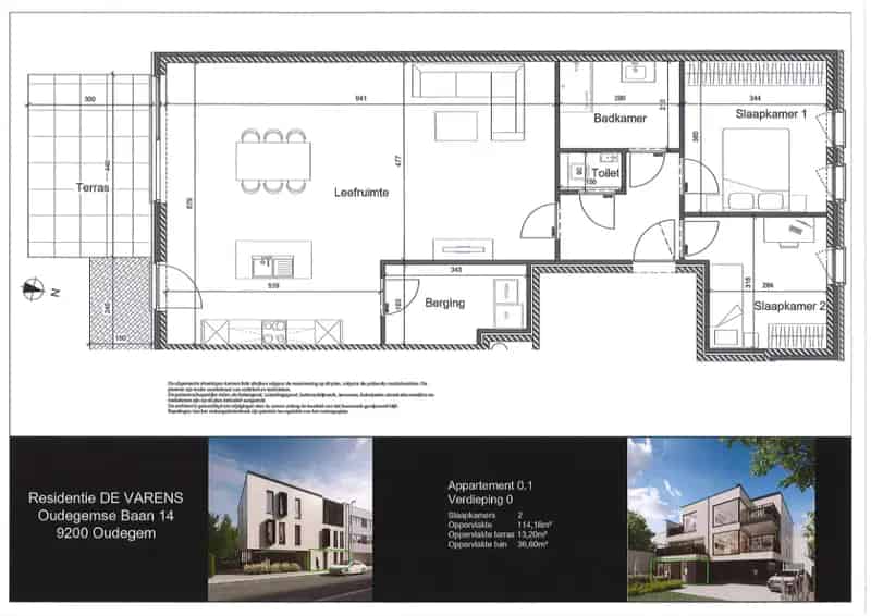Nieuwbouw Appartement Oudegem - Energiezuinig & Centraal