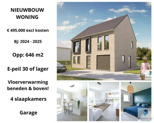 Nieuwbouw woning te koop in Oostkamp