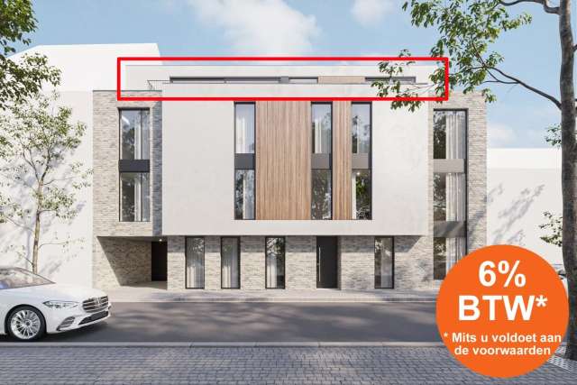 Nieuwbouwappartement van 120m² met 2 slaapkamers en autostandplaats