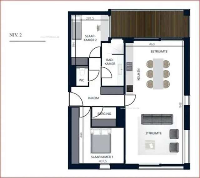 Nieuwbouw appartement te koop in Liedekerke