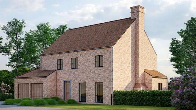 Nieuwbouw Villa met 3 Slaapkamers op Ruime Bouwgrond in Kortrijk