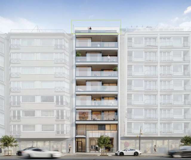 Nieuwbouw penthouse te koop in Residentie ' Rivoli' De Panne