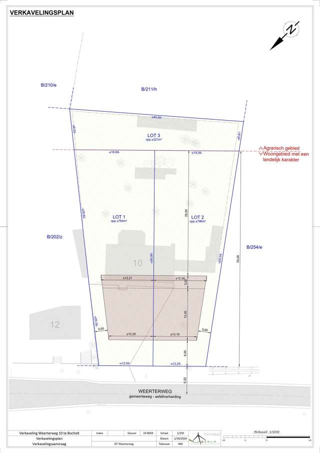 Rustige bouwgrond voor HOB met perceel van 7a96ca