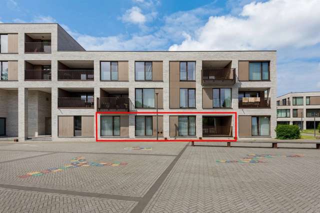 Stijlvol gelijkvloers appartement met  moderne voorzieningen en garage